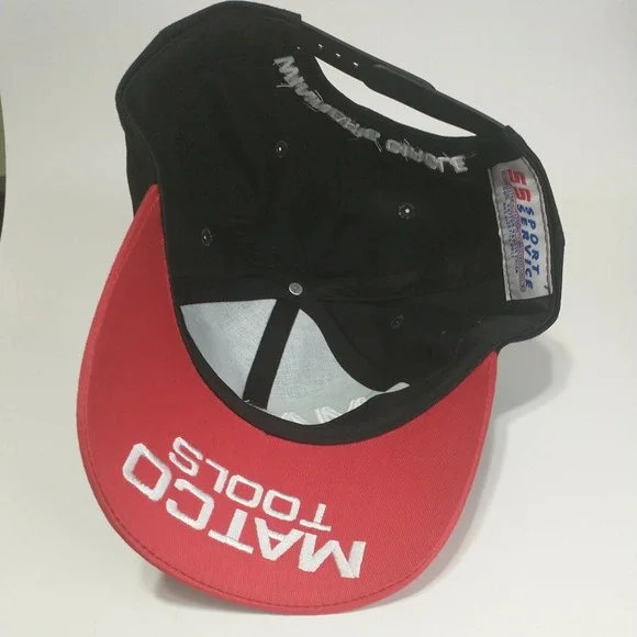 Matco Tools Winner's Circle Snapback Hat Black Red Sport Service Mens Cap - Picture 8 of 10